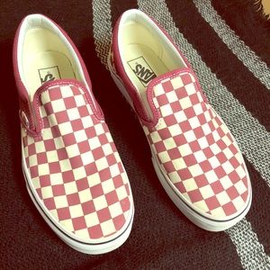 Dry Rose and White Vans